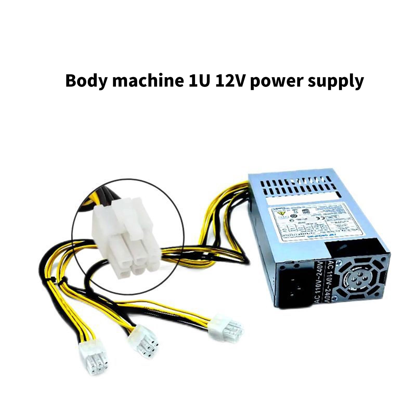 Hocheffizientes 250/300/400/500 W 1U Flexs ATXs-Netzteil mit PCIe 6-poligen Steckern für stabilen Betrieb Server-Stromversorgung