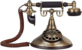 Old fashioned telephone,Retro Classic Landline Telephone landline phone 1910s- style Retro Landline Phone - Features Traditional Bell Ring And Push Button Dial - Plugs Into Standard Phone Socket (Colo