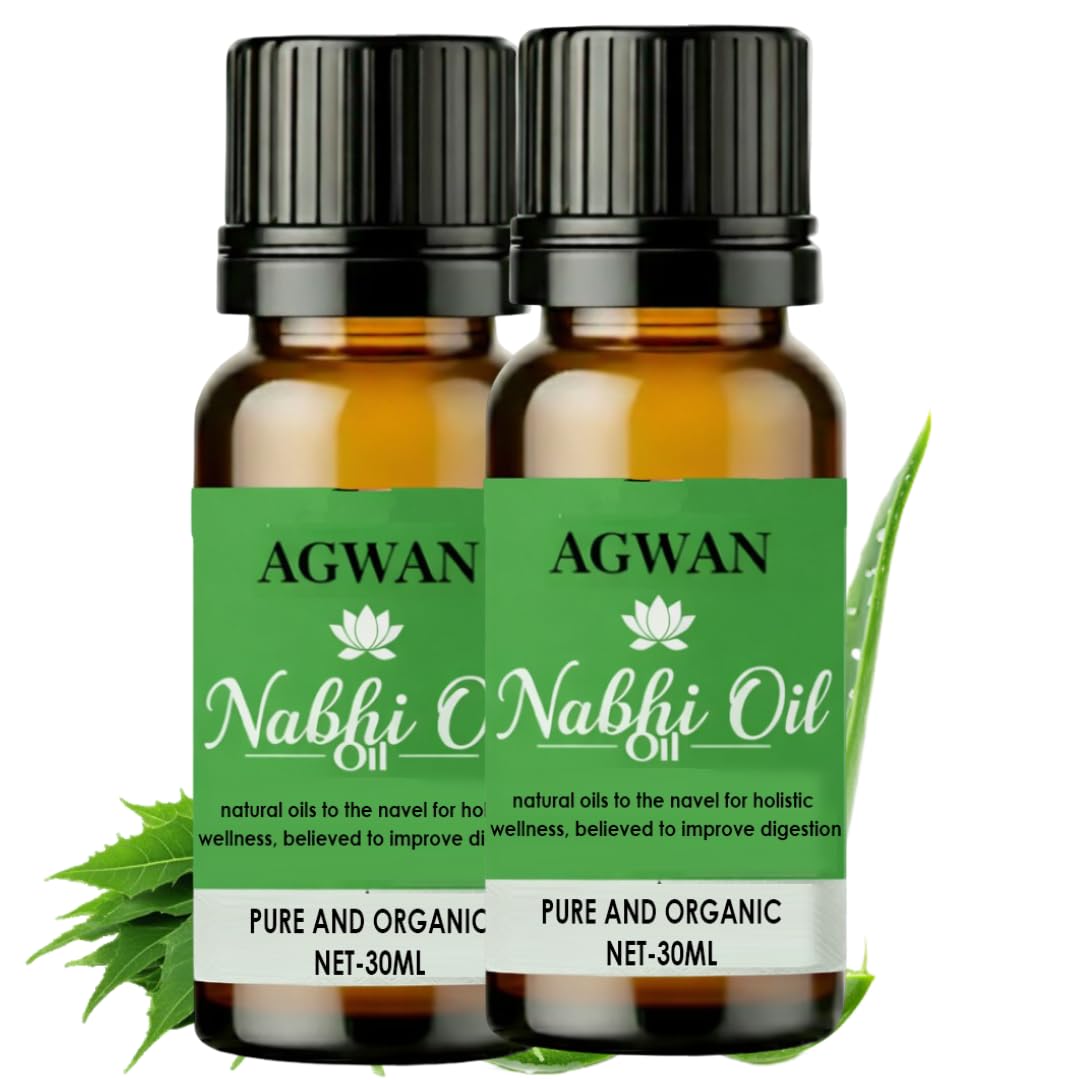 Natural Nabhi Oil for Digestion & Detox, Herbal Belly Button Oil to Reduce Gas, Bloating and Support Healthy Metabolism with Plant Based Ingredients 30ml + 30ml-image-44