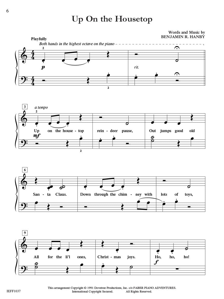 Faber Piano Adventures - Student Choice Series Christmas Level 3