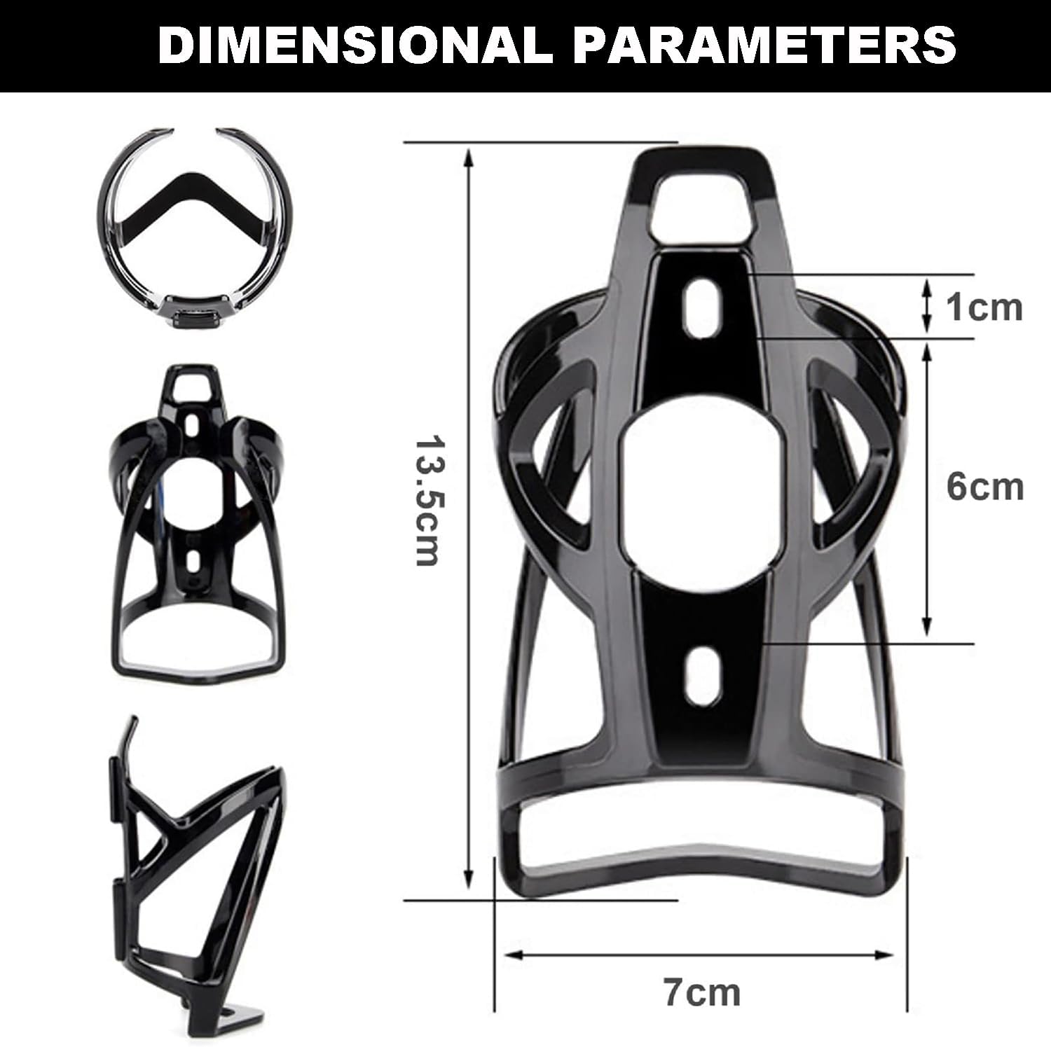 Bike Water Bottle Holder, Cycling Bottle Cage 2-Pack