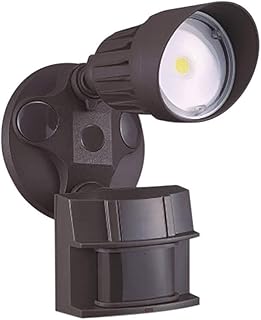 LED Security Light | 10W Single Head Motion Activated & Photocell Sensor Security Light Fixture | IP65 Rated | 5000K | Floodlight, Entryways, Porch