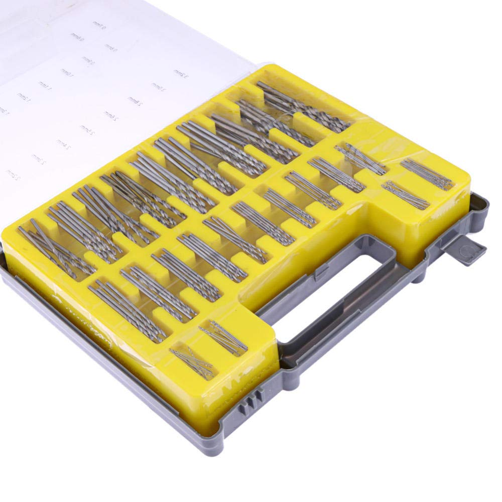 Set Punte Per Trapani 150Pcs 0.4-3.2Mm Hss Mini Set Di Punte Per Trapano A Spirale Set Di Precisione Micro Punta A Spirale Per Artigianato Pcb Set Di Punte Per Trapano Per Gioielli Utensili Elettrici