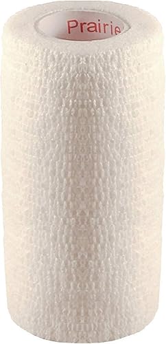 Miniatura 20 de Cinta adhesiva para veterinarios (negro) (paquete de 2) (4 pulgadas x 15 pies), autoadhesiva, adherente, cohesiva, flexible, autoadhesiva, rollo