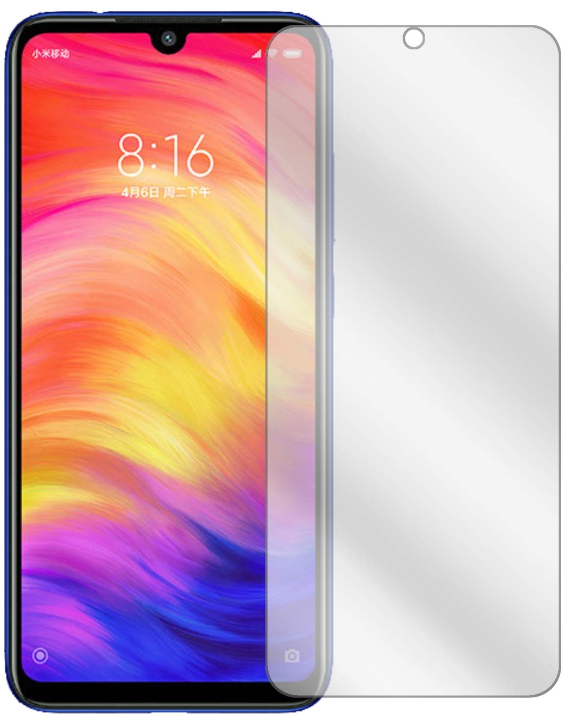 Dipos Pellicola Protettiva Per Xiaomi Redmi Note 7 – 2 Pezzi Crystal Clear, Made In Germany - 2