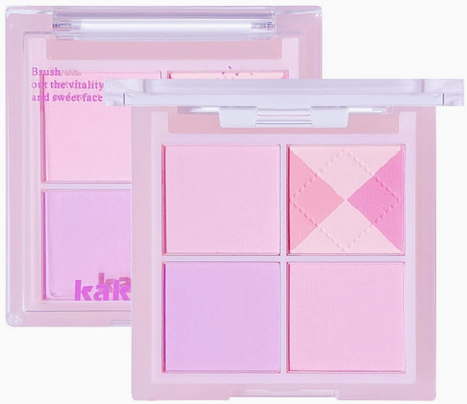 Blush violet pour joues, fard à joues, poudre mate pour le visage, palette de blush hautement pigmentée, brume douce, maquillage nude, rouge, blush, violet, coton