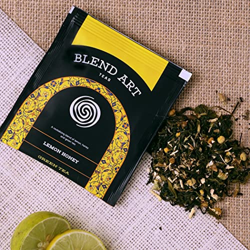 Image of BlendArt Teas - Pure Roasted Dandelion Root Teabags- 50 Count - Pyramid Tea Bag | Caffeine Free- Detox supplement | Digestion & Immune Support | Relieves bloating & Gut Support | Ziplock Pouch