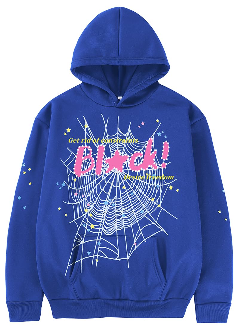 Unisex Hoodie Y2k Cobweb Spider Hoodie Graphic Sweatshirt Novelty Gift
