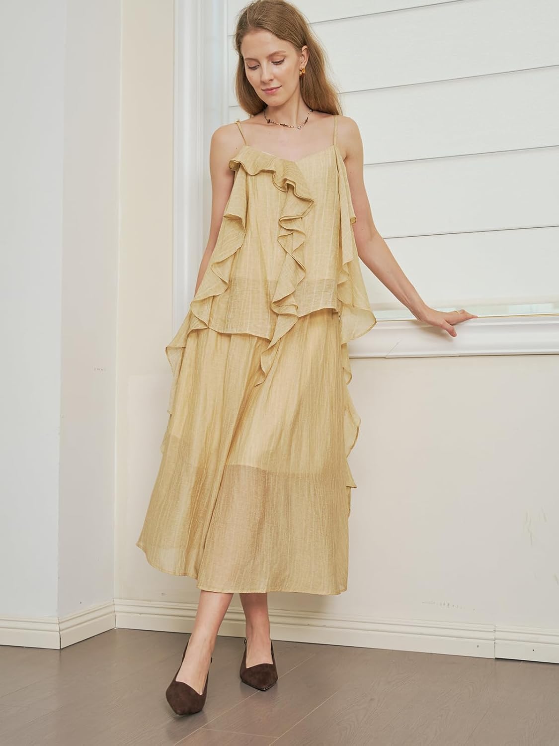 Mostrin Kitten Heels for Women Pointed Closed Toe Heels Low Pumps Shoes for Party Work Office - Image 7