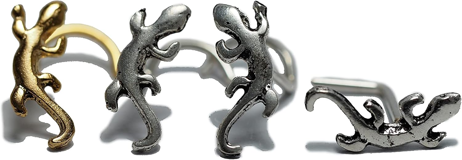 18, 20 Gauge, Salamander Nose Stud, Nose Screw, Jewelry Nose Stud, Body Piercing Jewelry, Nose Piercing, Body Jewelry
