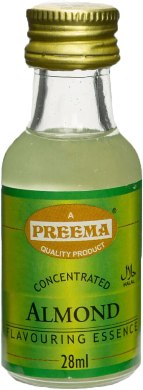 Flavouring Essence 28ml Bottle Halal Different Flavours Essance For Baking Cooking Drinks HerbsnSpiceit (28ml, Almond)