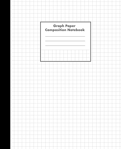 Graph Paper Composition Notebook: 4x4 Graph Quad Ruled Paper, White, 100 Sheets 1/4 in Grid Paper - Use for Math, Science, Art , Writing and Ideas (7.5 x 9.25 in)
