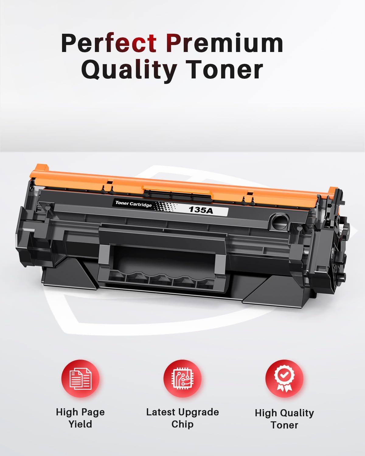135A W1350A Tóner de Repuesto para HP 135A W1350A 135X W1350X LaserJet MFP M234dw M234sdw M234sdn M234dwn M209dw M209dwn M234 M209 (con Chip,2 Negro) — view 4