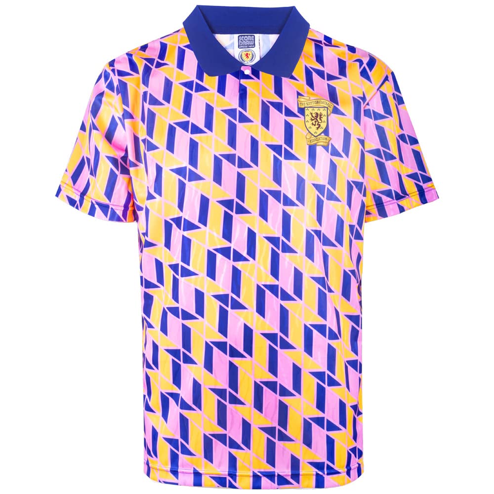 Score Draw Men's Scotland Third Shirt 1990 Multi Medium