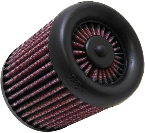 K&N Filtro de aire universal X-Stream con abrazadera original de alto flujo: alto rendimiento, premium: diámetro de brida: 2.4375 pulgadas, altura