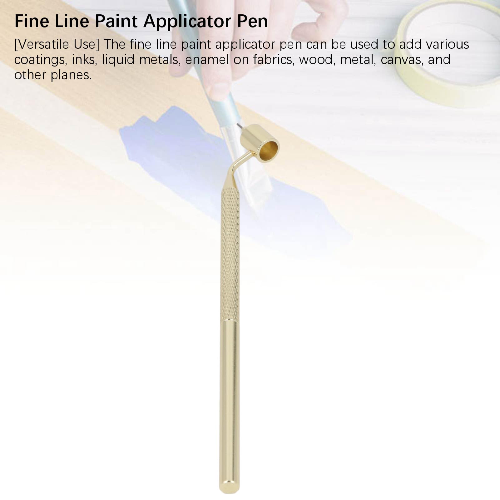 ZYNCUE Fine Line Fluid Writer, Flüssigkeitsschreiber, Malstift, Schräg, Feine Linie, Lackstift Für Autokratzer-Reparatur, Steinsplitter, Kunst Und
