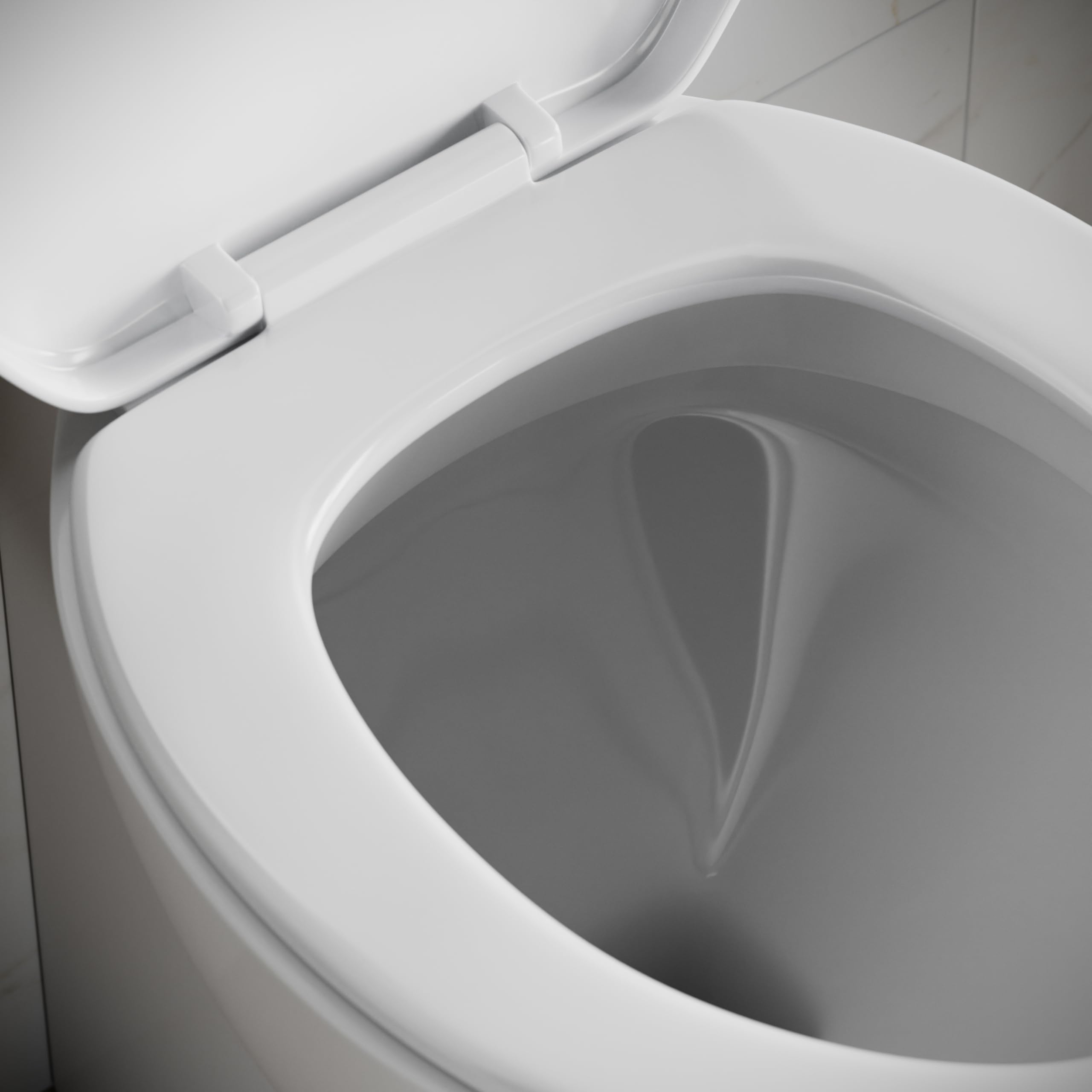 Ceramica Filomuro Vaso Bidet Sedile Copri-wc Mod. Doha Bianco Lucido