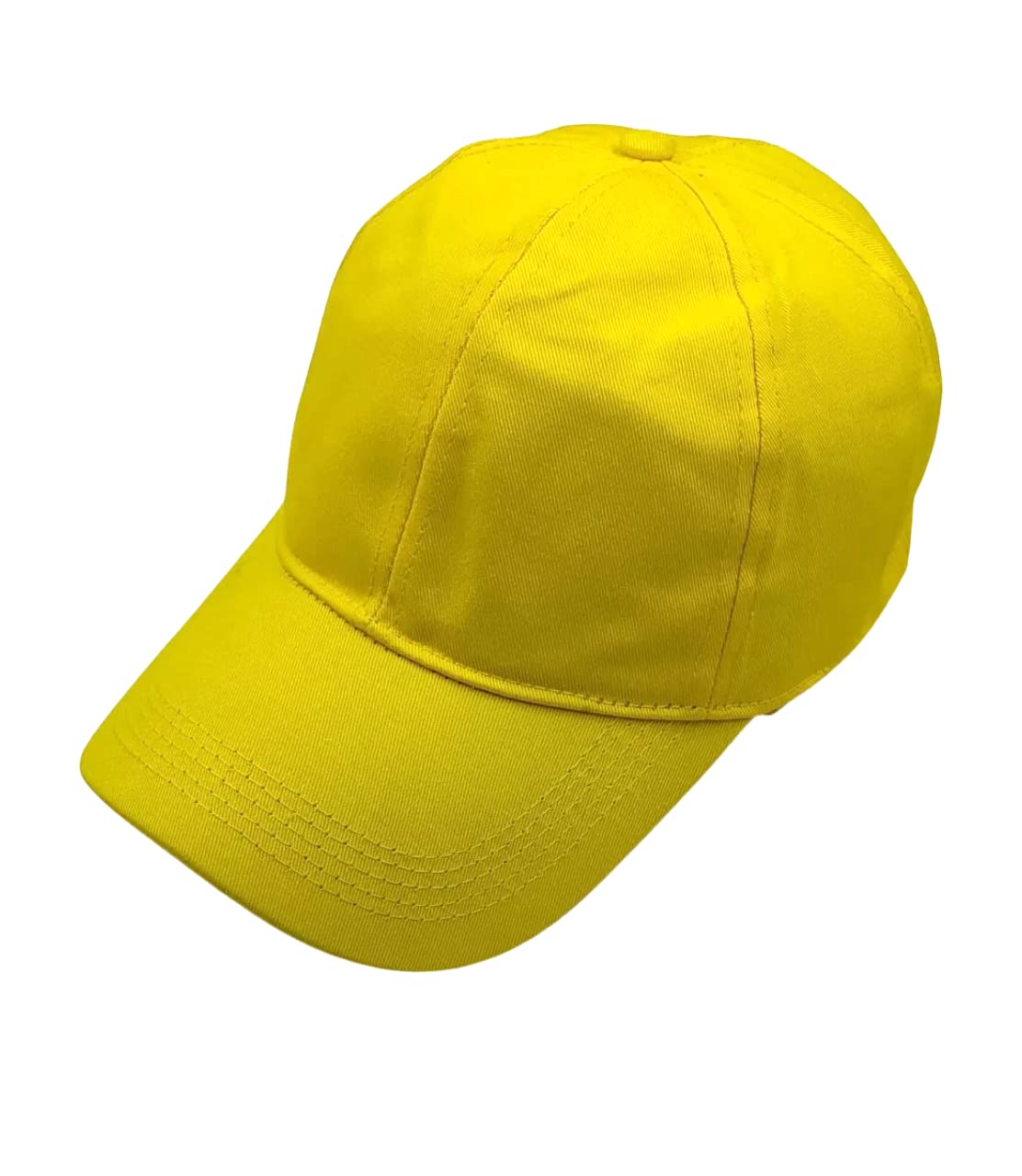 Unisex's Cotton Adjustable Plain Solid Baseball Cap