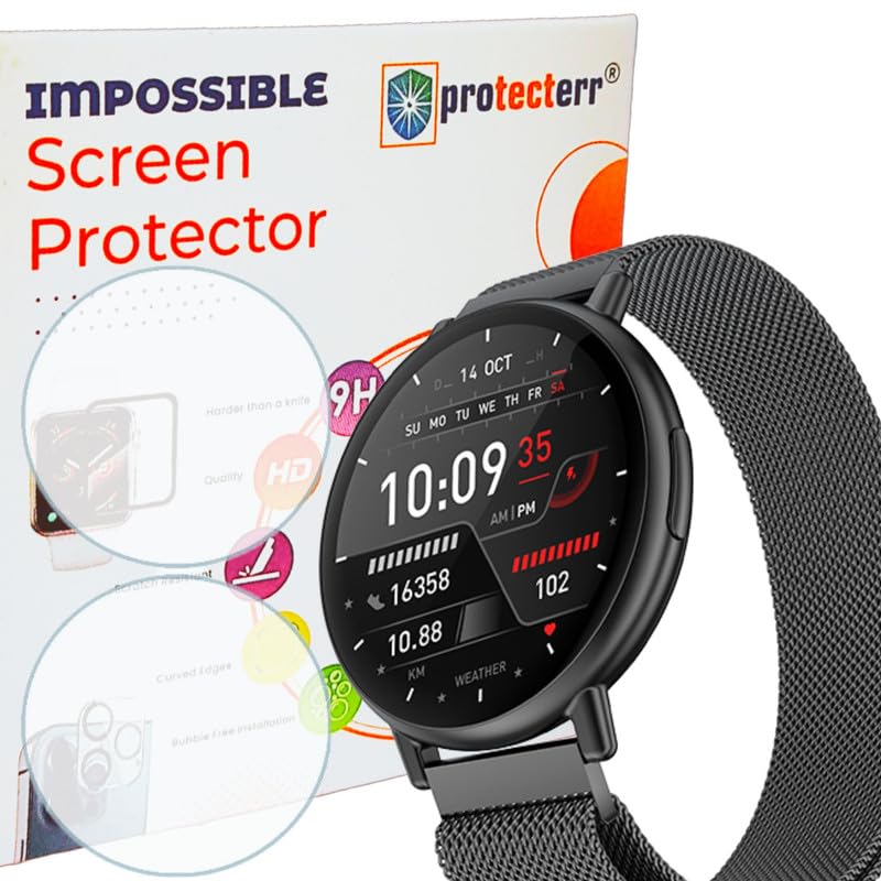 Image of Smartwatch Screen Protector Guard For Fire Boltt Destiny (1.39 inch inch) (2 pack) - (NOT A TEMPERED GLASS)