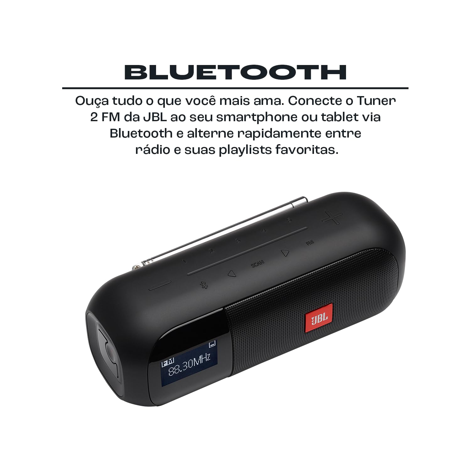 【新品・未開封】JBL TUNER 2 　JBLTUNER2FMBLKJN Amazon.co.jp: JBL TUNER 2 FM Bluetoothスピーカー 防水