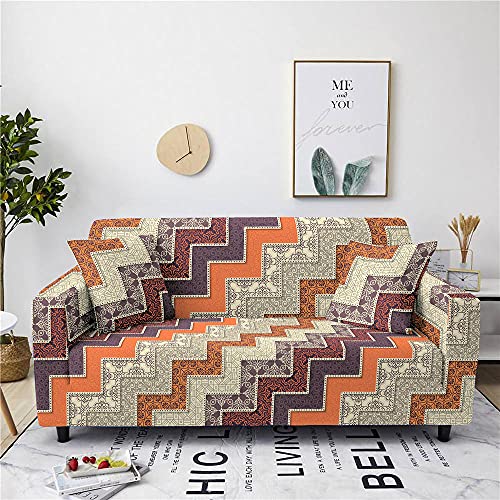 Sofa Überwürfe Marokkanisches Geometrisches Muster Sofa Überwürfe Sofabezug 4 Sitzer Elastischer Couchbezug Sofahusse…