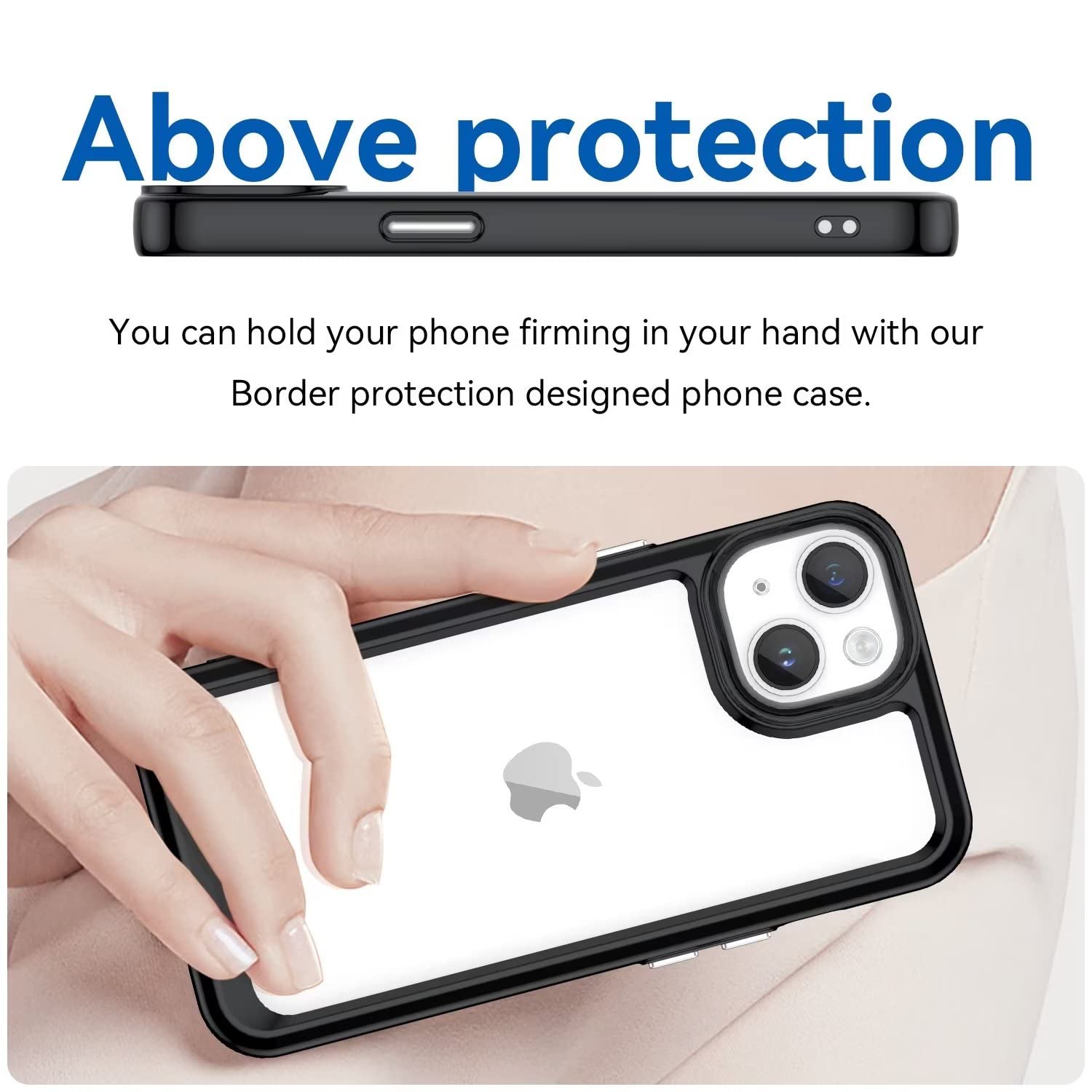 RankOne Custodia in Silicone Liquido Airbag per HUAWEI Mate 50 Pro (6.74 Inches) - Grigio Chiaro