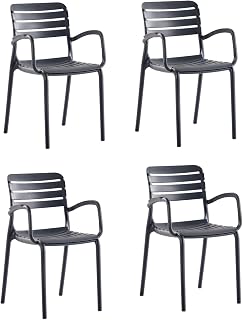Notte Sandalye 4'Lü Paket Antrasit