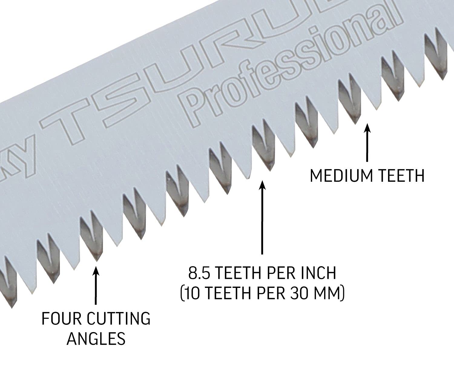 Silky Saw 452-30 TSURUGI 300 12-in Medium Tooth Straight Blade Hand Saw (japa...