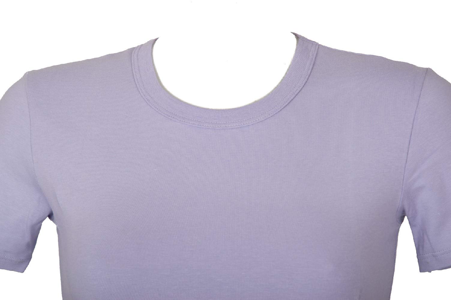 Dolce & Gabbana T-Shirt Maglietta Donna Manica Corta Girocollo Cotone D&G Articolo N91107, F1992 Violet, I 4 - EU XL - USA L - UK L - F 44