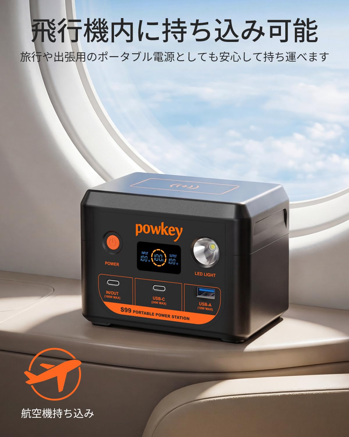 Amazon.co.jp: ポータブル電源 96Wh/30000mAh 大容量 ぽーたふる電源