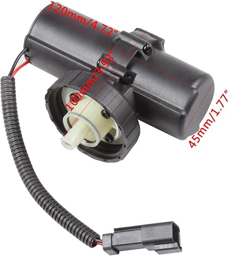 Miniatura 6 de OSIAS Fuel Extraction Pump 12V for Caterpillar Perkins MP10325 CAT Backhoe 414E 416D 416E 420D 420E 422E 424D 428D 428E 430D 430E 432D 432E 434E