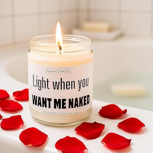 Miniatura 2 de Light me When Candle, Men Sweetest Day Gifts, Couples Candle, Romantic Gift for Him, Anniversary, Valentines Day, or Date Night, Christmas Holiday