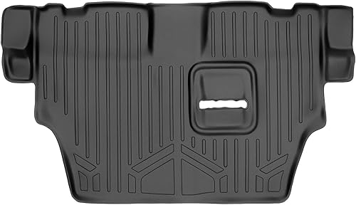 Miniatura 1 de MAXLINER Alfombrillas de tercera fila, color negro para Dodge Durango 2011-2021 con asiento de banco de segunda fila