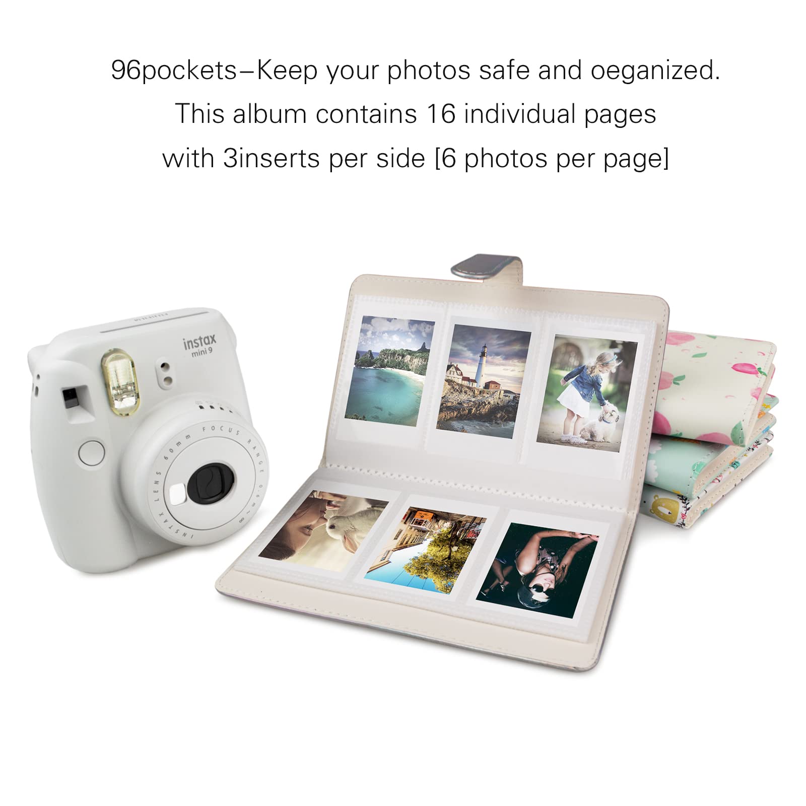 Amazon.co.jp: HIYQIN チェキアルバム、Fujifilm instax mini 99/90/40