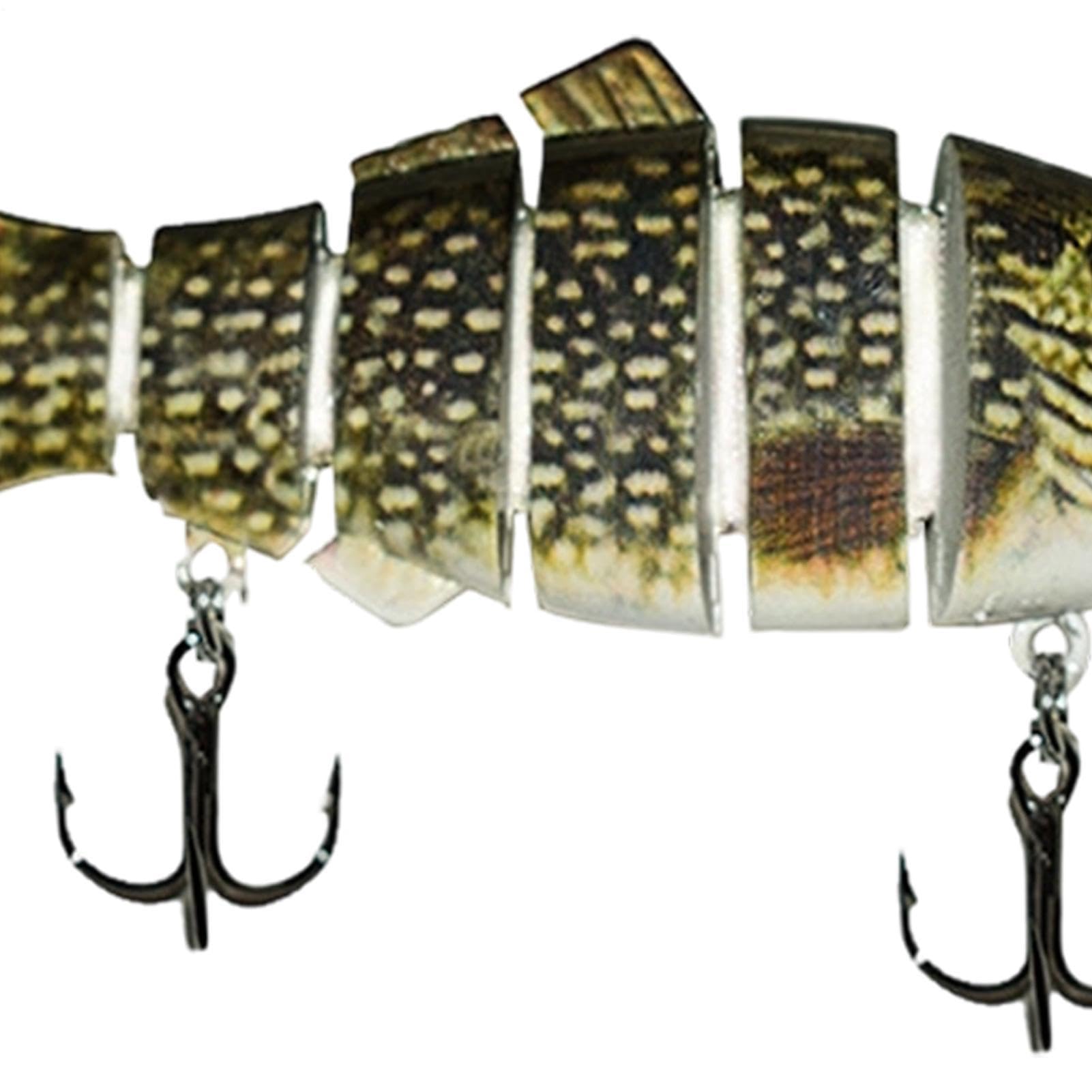 Señuelos de,De 6 Segmentos con Forma de - Señuelos Rígidos para Black Bass,para Amantes de Trucha y Bagre, en, Trolling, Lago, Río y Agua Dulce