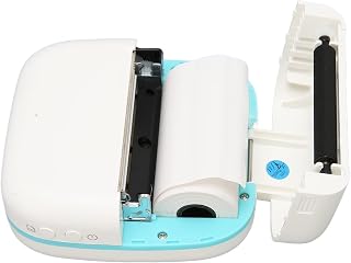 Mobile Photo Mini Printer, Mini Printer Portable BT, Ink Free Thermal Smart Sticker Label Receipt Printer for iOS for Android