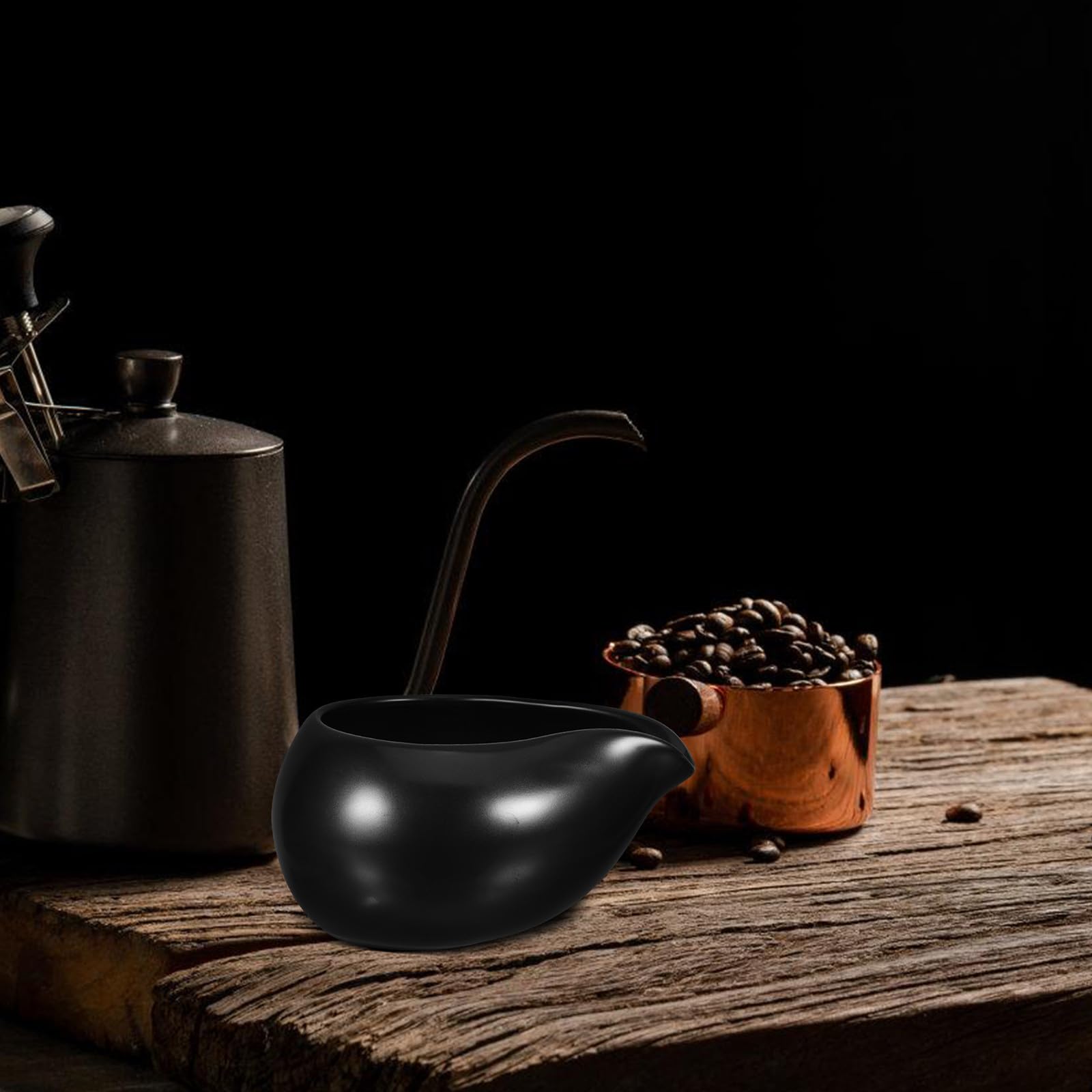 Sewroro Jarra de Cerámica Vintage para Servir Leche y Café, Antideslizante, Paquete de 3 Unidades, Adecuado para Servicio de Café y Té Hogar