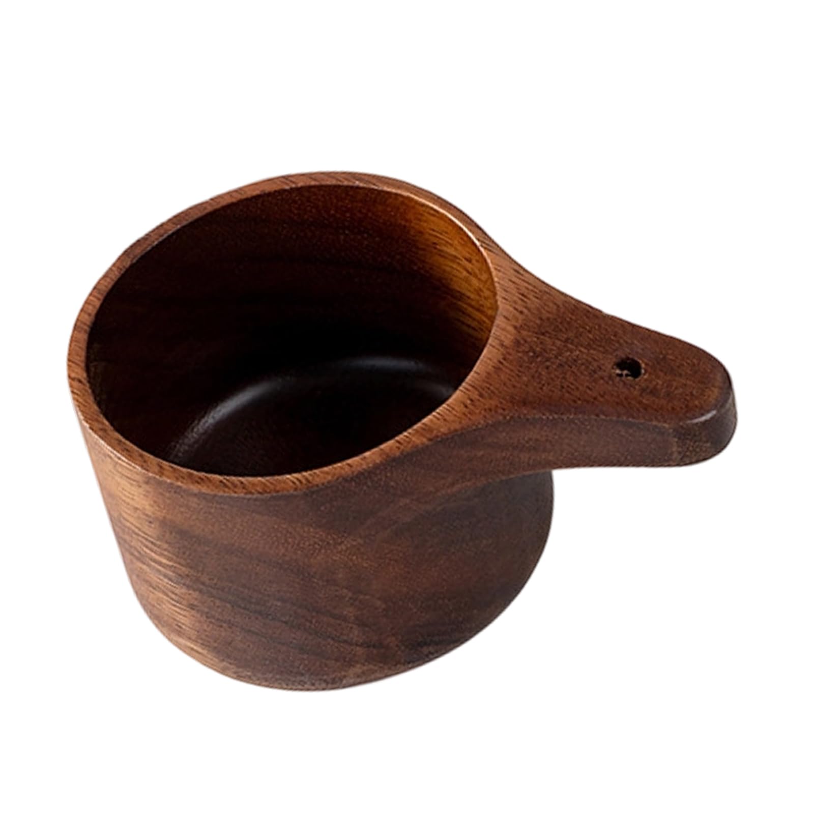 WGBOSMG Kitchen Portion Cup Wood Measuring Cup with Rounded Finish for Coffee Prep, Baking and Daily Seasoning Tasks Home Wood Measuring Ingredient Kitchen Measure Coffee Prep Seasoning Measure Hand