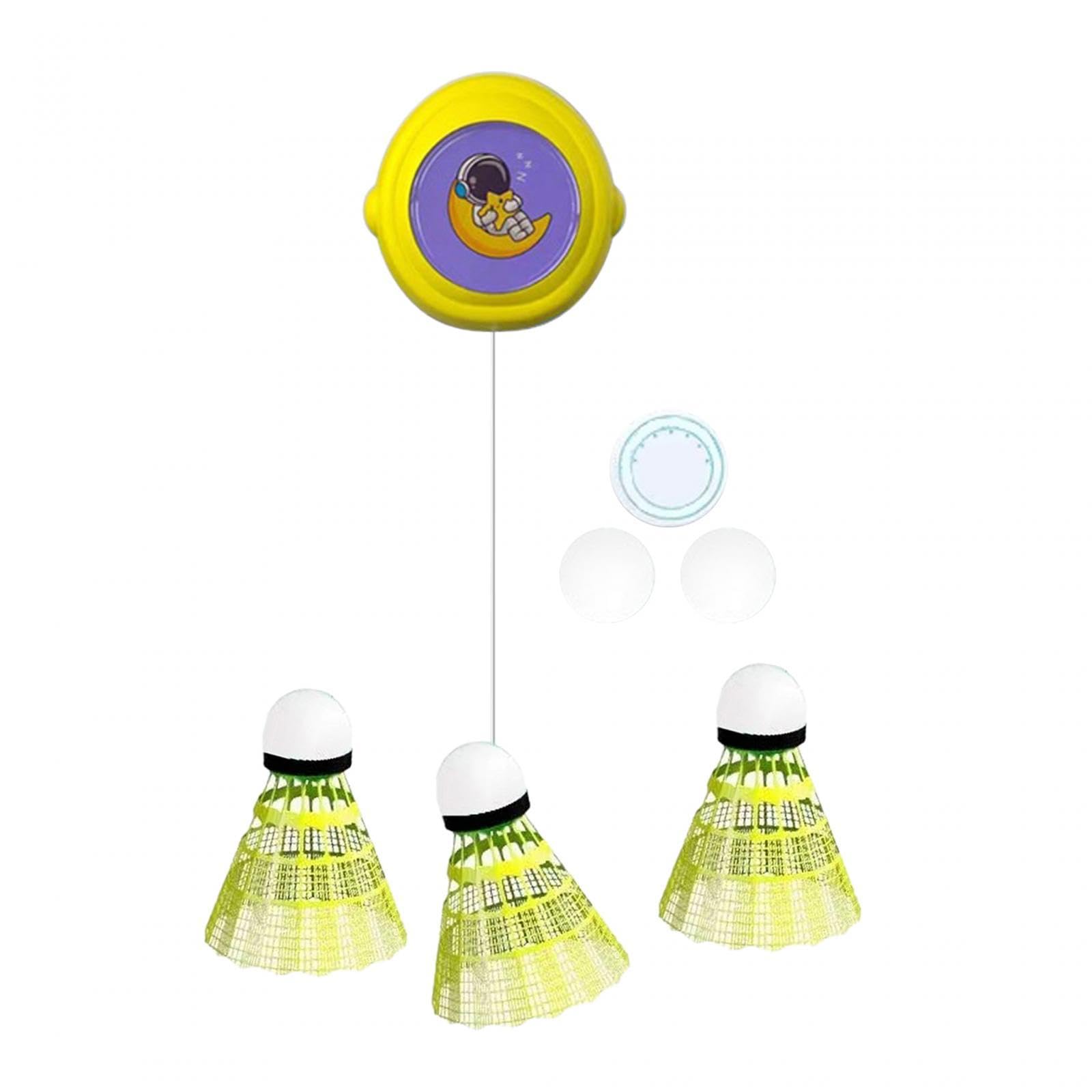 Enaskhi Hanging Badminton Trainer Badminton Training for Game Indoor Playing Fitness Yellow|Badminton Training aid|Badminton Shuttlecock Trainer|Shuttlecock Practice aid|Badminton Training Tool (B0CVW56SZP) Amazon Price History, Amazon Price Tracker