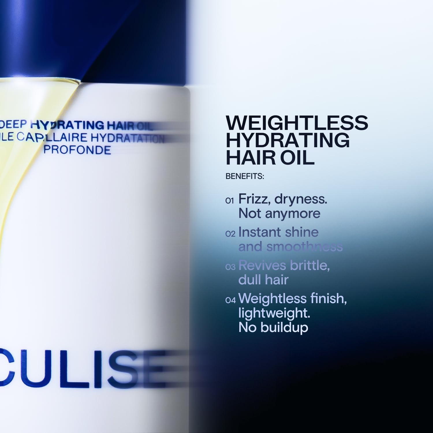 Aceite hidratante profundo coreano para cabello seco dañado, control del encrespamiento y protector térmico ligero, nutritivo con semillas de uva y espino amarillo, cuidado coreano 4