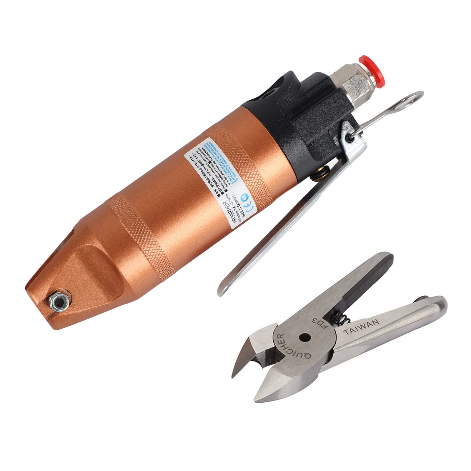 aqxreight Tijeras Neumáticas Profesionales HS10, Herramienta de Corte de Materiales y Plásticos de Alta Resistencia para Uso Industrial, Electricistas y Reparación de Automóviles con Cuchillas