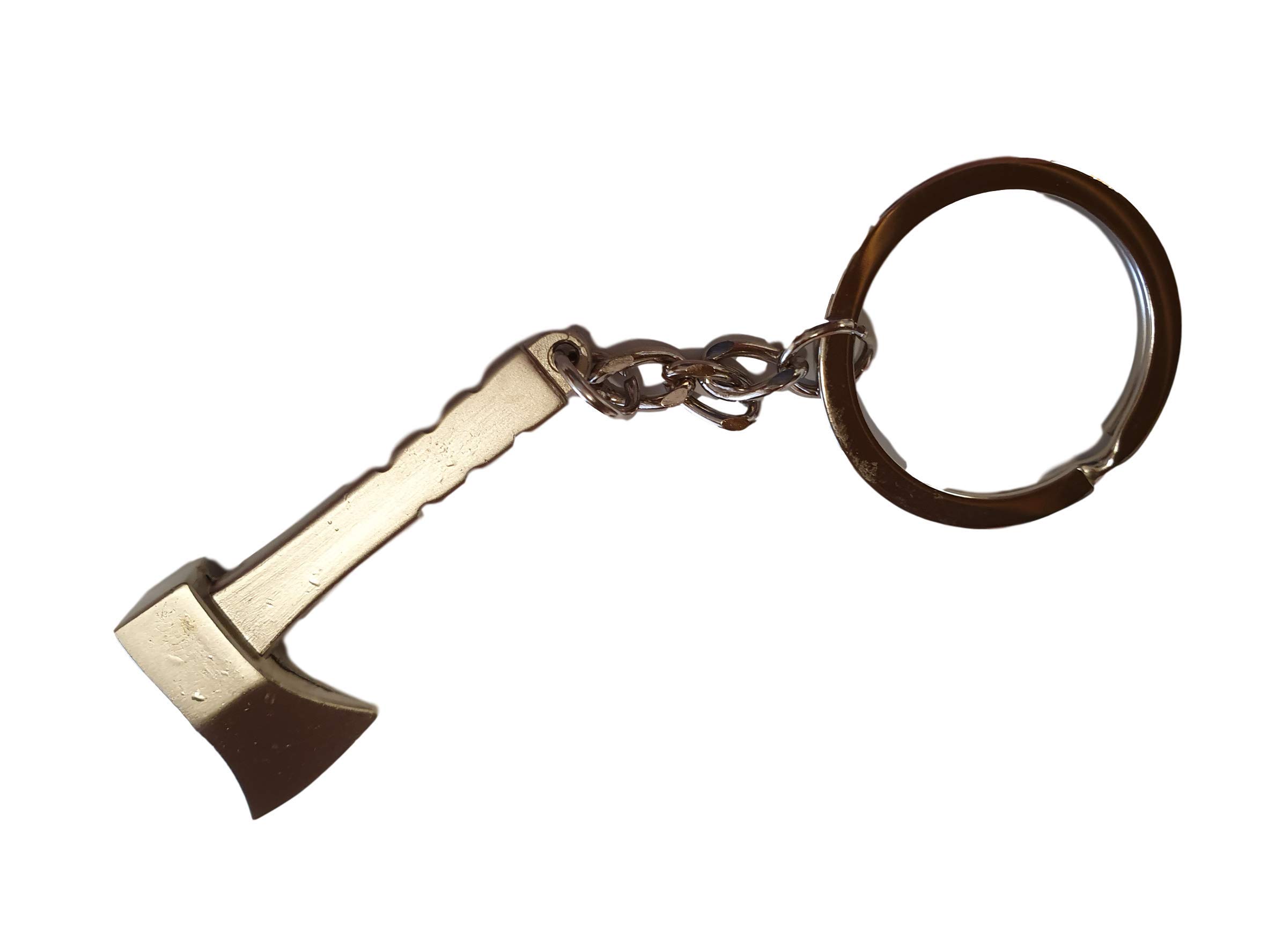 Fat-catz-copy-catz Mini Novelty Work Tools Keyring Novelty Keychain Gift for boys men Spanner, Axe, Hammer (Axe Keyring)