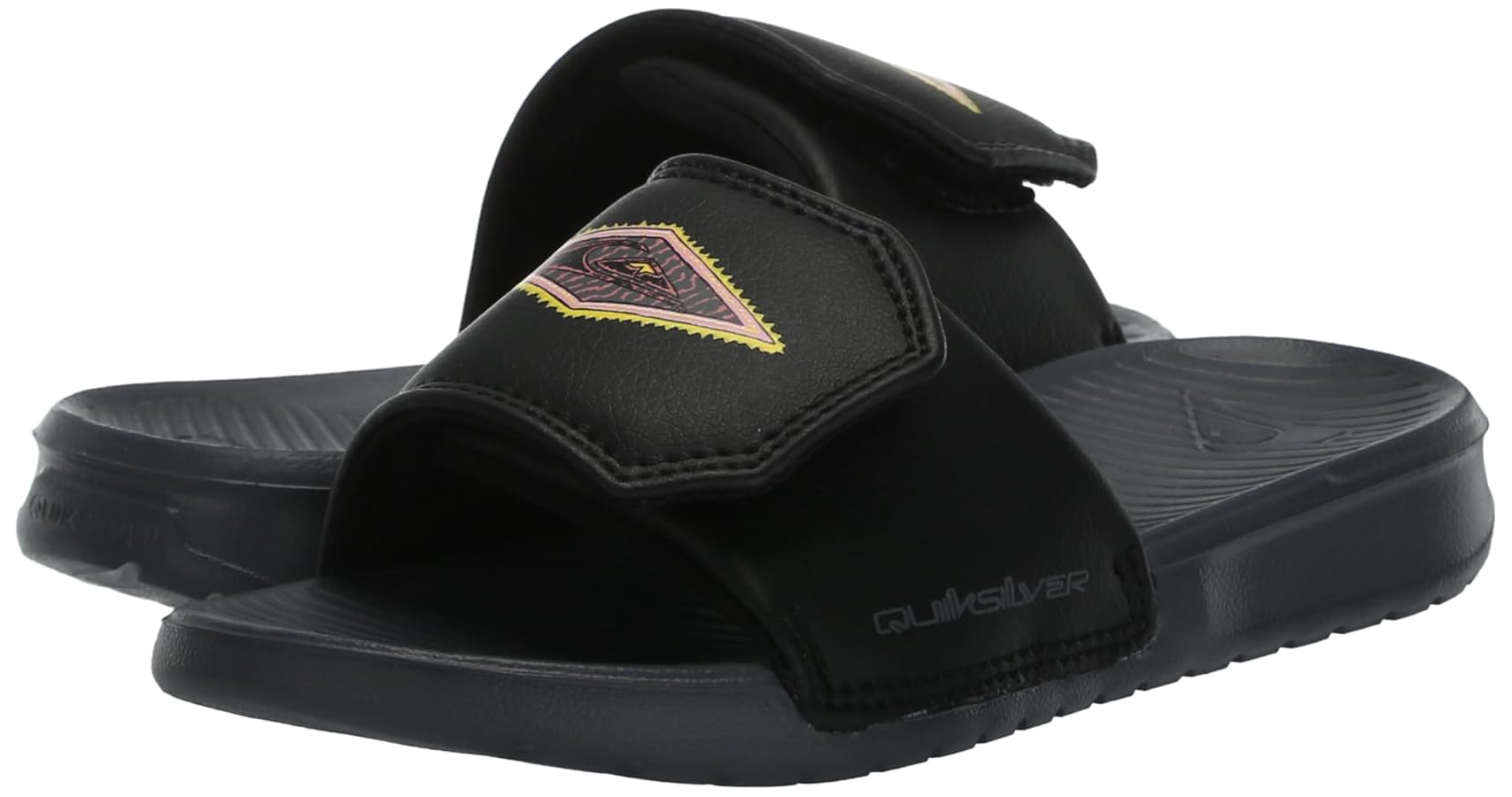 Quiksilver Lサイズ Amazon.com | Quiksilver Boy's Bright Coast Adjust Slide