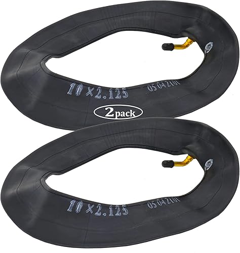 Miniatura 3 de Paquete de 2 tubos interiores de repuesto de 10 x 2.125 para bicicleta Schwinn Trike Roadster/cochecito de bebé/bicicleta para niños/triciclo para