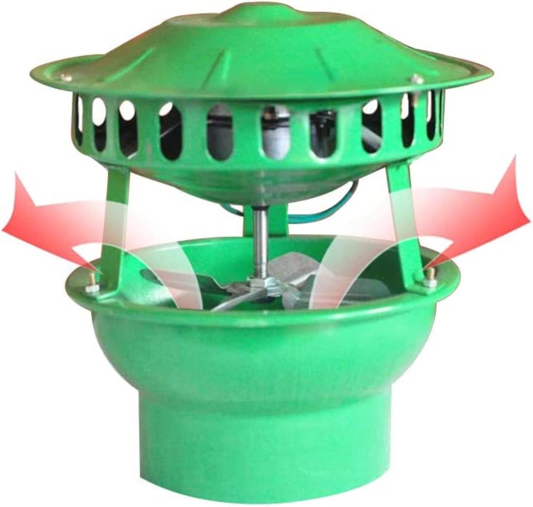 Ventilateur de cheminée extracteur pour des soirées au coin du feu et barbecues sans fumée