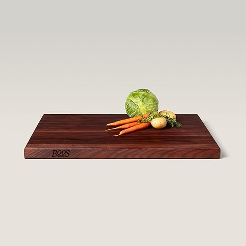 Miniatura 9 de John Boos Block BBQBD Tabla para picar reversible madera de arce veta visible con ranura para líquidos Walnut