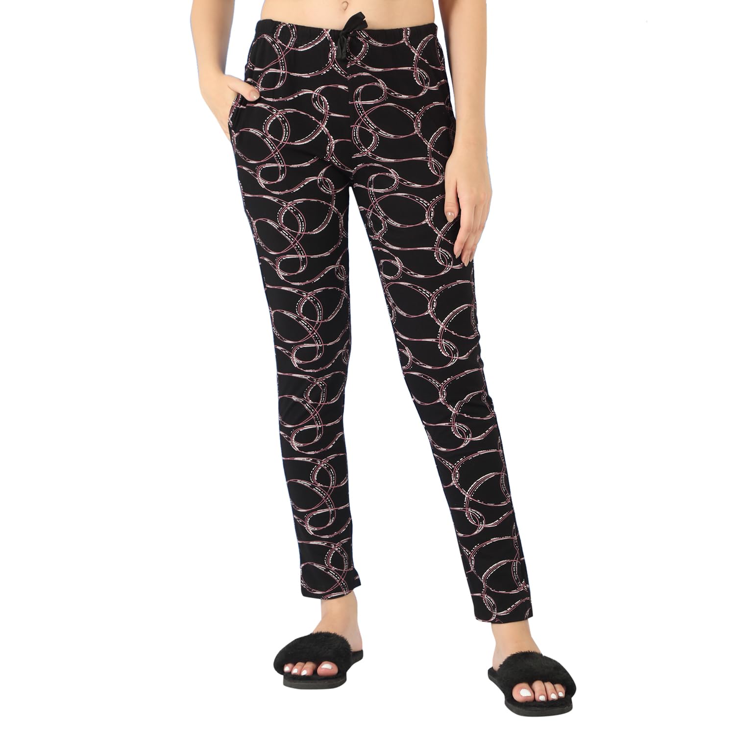 Sweet Dreams Women's Abstract Printed Pyjama