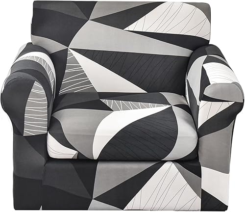 Miniatura 1 de Eco-Ancheng Fundas de sofá, fundas elásticas para sofá, fundas de sofá de 2 piezas, fundas de sillón impresas, fundas de sofá seccional para sofá,