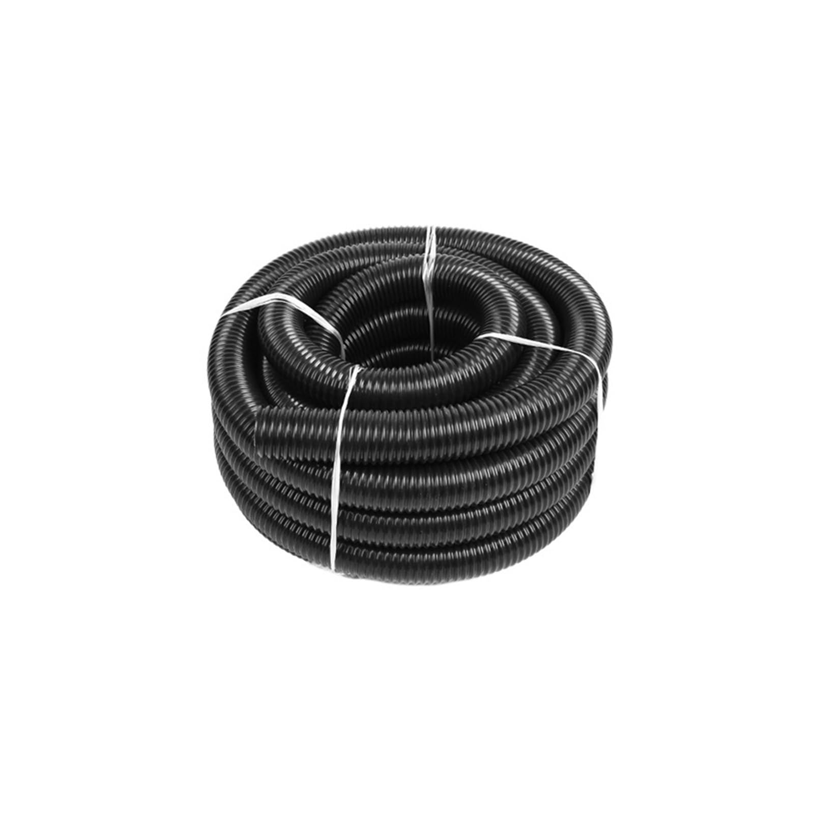 Zghqhcdrh 5M Black Hose(38Mm) Vacuum Cleaner Hose With Inner Diameter 32/38/40/50 Mm, Corrugated Connector, Suitable For Vacuum Cleaner Pipes(5M Black Hose(38Mm))