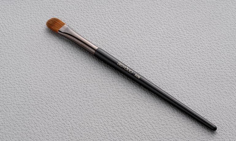 BISYODO SHIORI Series Concealer Brush - Round Flat Type, Black